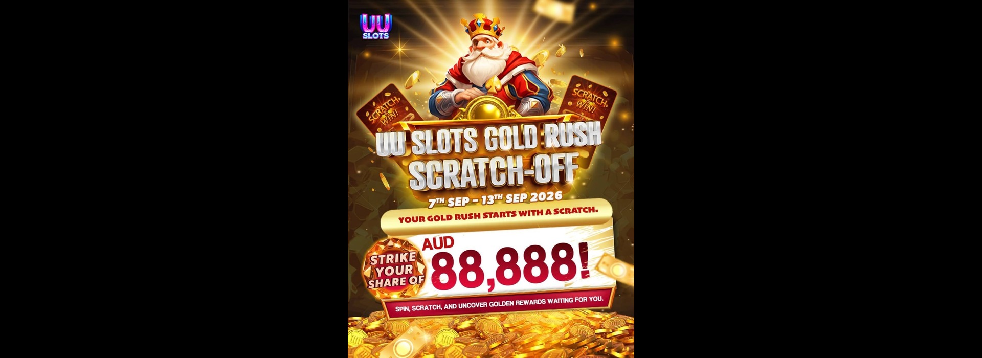 UU Slots Gold Rush Scratch-Off